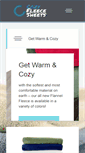 Mobile Screenshot of cozyfleecesheets.com